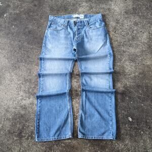 Vintage Levi's Silvertab Jeans Mens 34x32 Blue Pants Modern Bootcut Y2K Faded